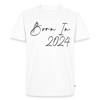 2024 - T-shirt Premium bio Homme - blanc - Devant - Nico (187cm)