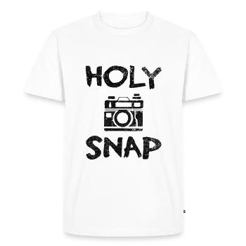 Saint Snap - T-shirt Premium bio Homme - blanc - Devant - Nico (187cm)