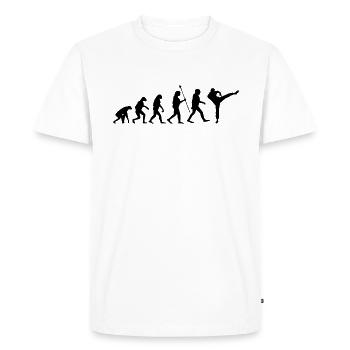 Arts martiaux Arts martiaux Arts martiaux Combattants Sport Arts martiaux Arts martiaux - T-shirt Premium bio Homme - blanc - Devant - Nico (187cm)