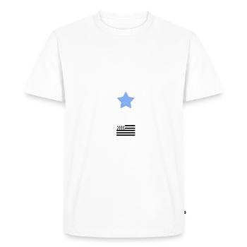 passer à côté d'un breton - perfection - T-shirt Premium bio Homme - blanc - Devant - Nico (187cm)