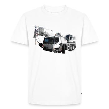 construction equipment - Men's Premium Organic T-Shirt - white - Front - Nico (187cm)