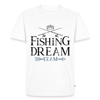 Fishing Dream Team - T-shirt Premium bio Homme - blanc - Devant - Nico (187cm)