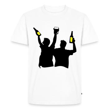 Bachelor Party Team Celebrating Bachelor Party - Men's Premium Organic T-Shirt - white - Front - Nico (187cm)