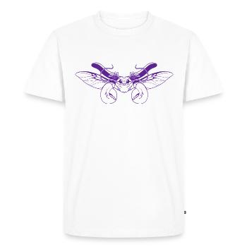 Chimère : Coléoptère du homard (May x Lobster) Blanc - T-shirt Premium bio Homme - blanc - Devant - Nico (187cm)