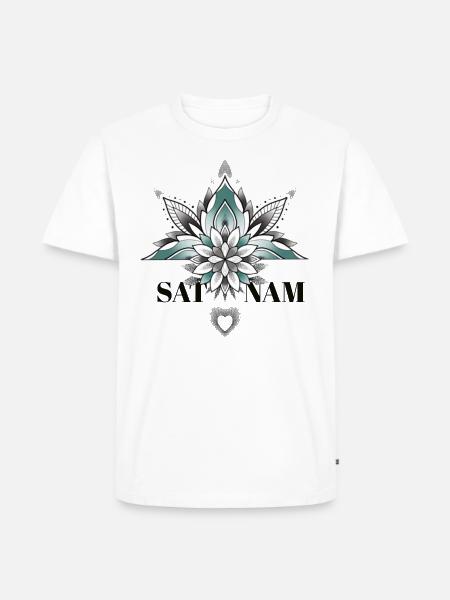 Sat Nam - Men's Premium Organic T-Shirt - white
