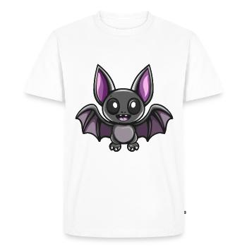 Bat Halloween Funny Baby - Men's Premium Organic T-Shirt - white - Front - Nico (187cm)