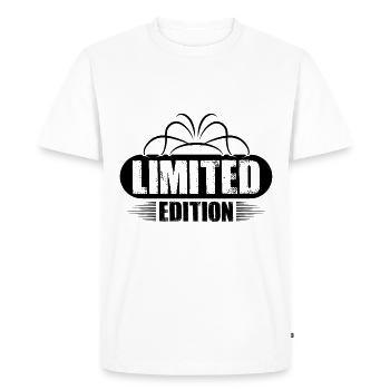 Limited Edition - T-shirt Premium bio Homme - blanc - Devant - Nico (187cm)