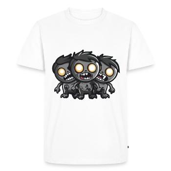 Zombies Halloween Cute Baby - Men's Premium Organic T-Shirt - white - Front - Nico (187cm)