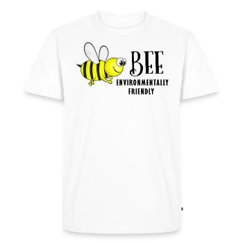 protection de l’environnement abeilles bee cool bien - T-shirt Premium bio Homme - blanc - Devant - Nico (187cm)