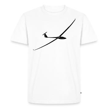 Planeur Vol à voile Planeur Planeur Planeur - T-shirt Premium bio Homme - blanc - Devant - Nico (187cm)