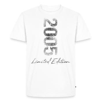 Anniversaire 2005 Édition Limitée Cadeau Occasion Cool - T-shirt Premium bio Homme - blanc - Devant - Nico (187cm)