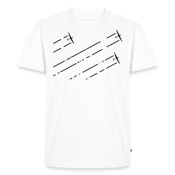 Planeur Vol à voile Planeur Planeur Planeur - T-shirt Premium bio Homme - blanc - Devant - Nico (187cm)