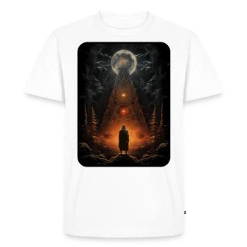 Noël 18ème siècle Fantaisie Vintage - T-shirt Premium bio Homme - blanc - Devant - Nico (187cm)