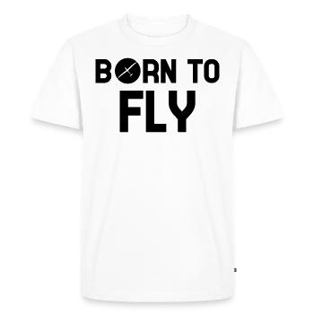 Glider Glider Glider Pilot Pilot - Men's Premium Organic T-Shirt - white - Front - Nico (187cm)