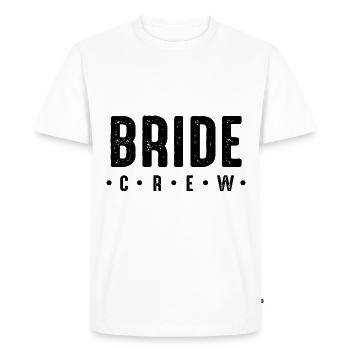 Bride Crew - Men's Premium Organic T-Shirt - white - Front - Nico (187cm)