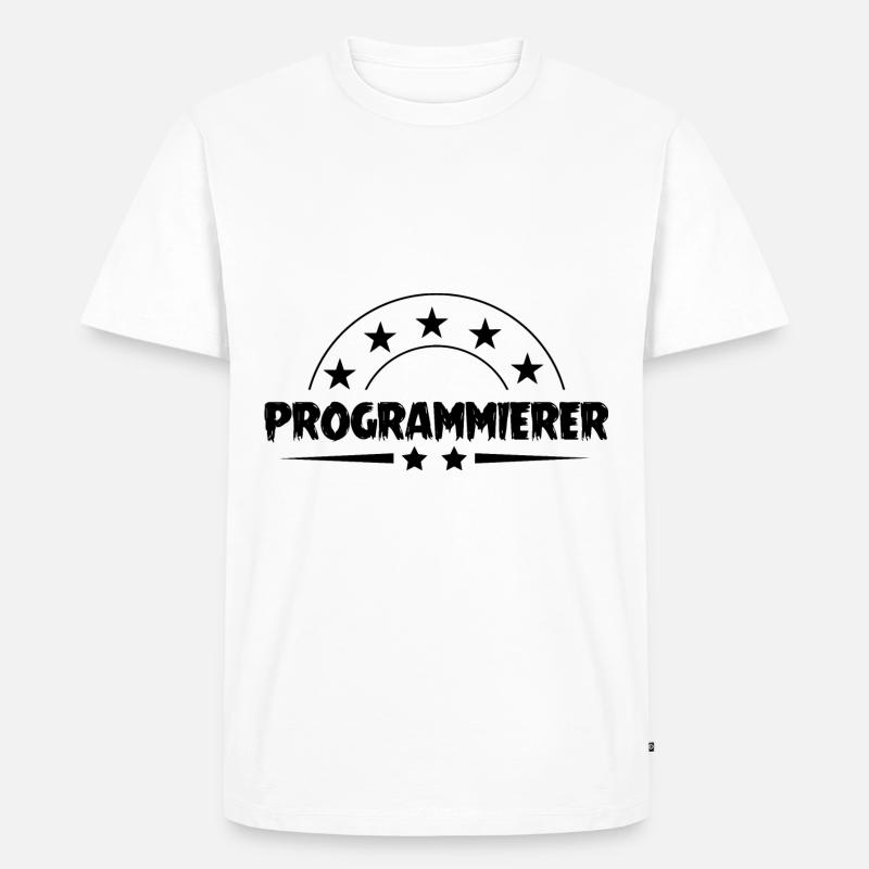 Programmierer Beruf - Männer Premium Bio T-Shirt - Weiß