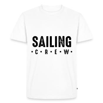Équipage - T-shirt Premium bio Homme - blanc - Devant - Nico (187cm)