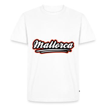 Mallorca Stylish - Men's Premium Organic T-Shirt - white - Front - Nico (187cm)