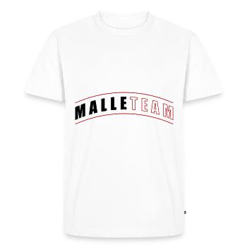 Malle Team Mallorca - Men's Premium Organic T-Shirt - white - Front - Nico (187cm)