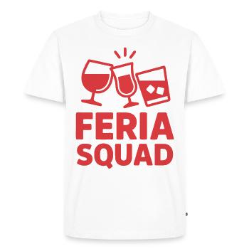 Feria Squad - Men's Premium Organic T-Shirt - white - Front - Nico (187cm)