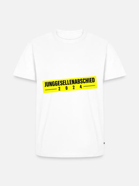 Bachelor Party 2024 - Men's Premium Organic T-Shirt - white