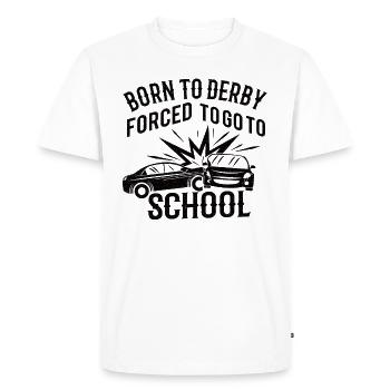Démo Derby Démolition Derby Démolition Derby - T-shirt Premium bio Homme - blanc - Devant - Nico (187cm)