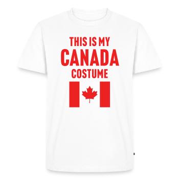 Ce costume de mon Canada - T-shirt Premium bio Homme - blanc - Devant - Nico (187cm)