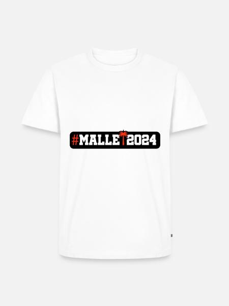 Malle 2024 - Männer Premium Bio T-Shirt - Weiß