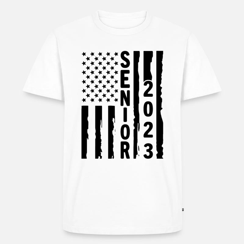 Senioren 2023 - Männer Premium Bio T-Shirt - Weiß