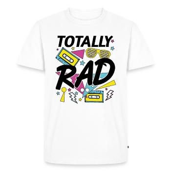 Totally Awesome - Men's Premium Organic T-Shirt - white - Front - Nico (187cm)