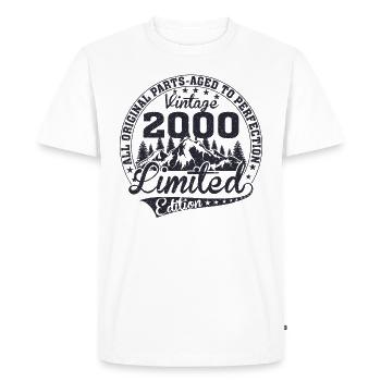 Camouflage 2000 Born Year of birth 2000 Men - Men's Premium Organic T-Shirt - white - Front - Nico (187cm)