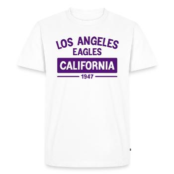 Los Angeles, Californie - T-shirt Premium bio Homme - blanc - Devant - Nico (187cm)