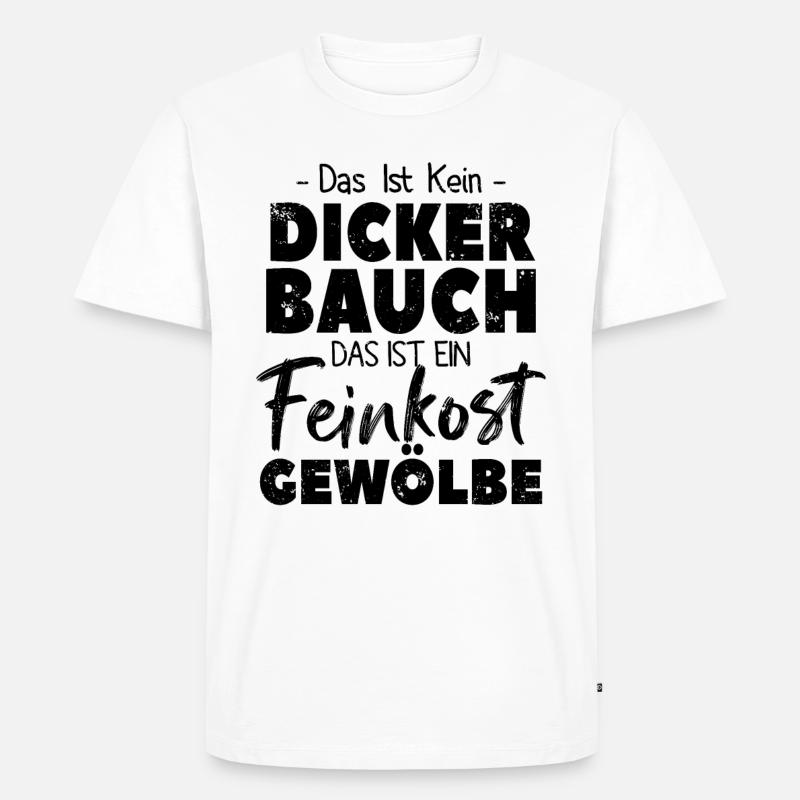 Feinkostgewölbe Spaß - Männer Premium Bio T-Shirt - Weiß