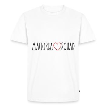 Cœur de l’équipe de Majorque - T-shirt Premium bio Homme - blanc - Devant - Nico (187cm)