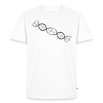 Planeur Planeur Planeur Planeur Pilote ADN - T-shirt Premium bio Homme - blanc - Devant - Nico (187cm)