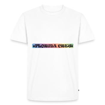 Équipage de Floride - T-shirt Premium bio Homme - blanc - Devant - Nico (187cm)