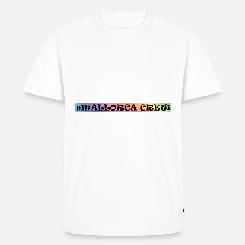 Mallorca Crew - Männer Premium Bio T-Shirt - Weiß