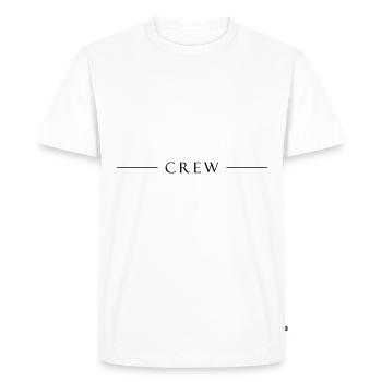 Conception de l’équipage - T-shirt Premium bio Homme - blanc - Devant - Nico (187cm)