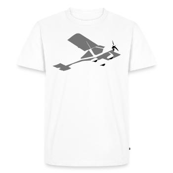 a22 Ultraleichtflugzeug UL Pilot Flugzeug - Männer Premium Bio T-Shirt - Weiß - Vorne - Nico (187cm)