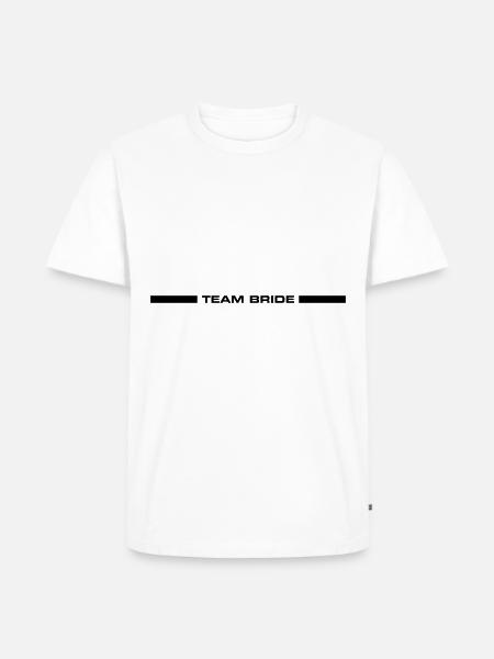 Team Bride Wedding Saying - Men's Premium Organic T-Shirt - white