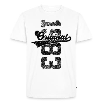 43RD BIRTHDAY ORIGINAL 1983 - Men's Premium Organic T-Shirt - white - Front - Nico (187cm)