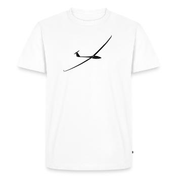 Planeur Vol à voile Planeur Planeur Planeur - T-shirt Premium bio Homme - blanc - Devant - Nico (187cm)