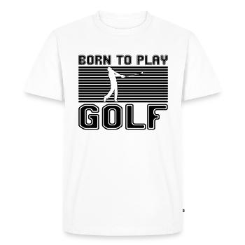 Golfe - T-shirt Premium bio Homme - blanc - Devant - Nico (187cm)