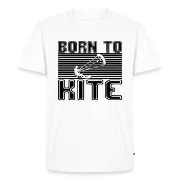 Kite Surf - T-shirt Premium bio Homme - blanc - Devant - Nico (187cm)