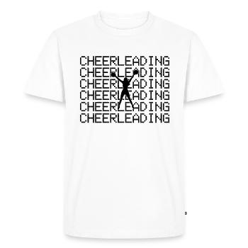 cheerleading - T-shirt Premium bio Homme - blanc - Devant - Nico (187cm)