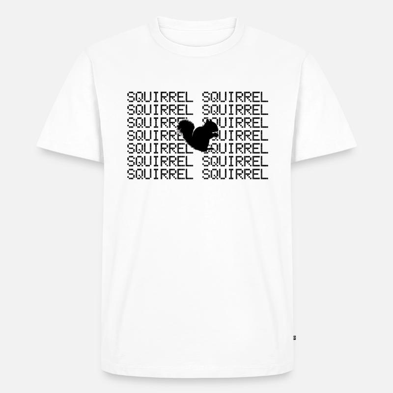 Eichhörnchen - Männer Premium Bio T-Shirt - Weiß