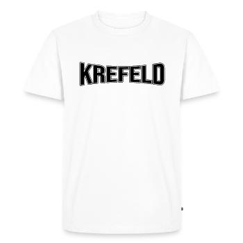 Krefeld - T-shirt Premium bio Homme - blanc - Devant - Nico (187cm)