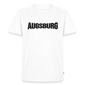 Augsbourg - T-shirt Premium bio Homme - blanc - Devant - Nico (187cm)