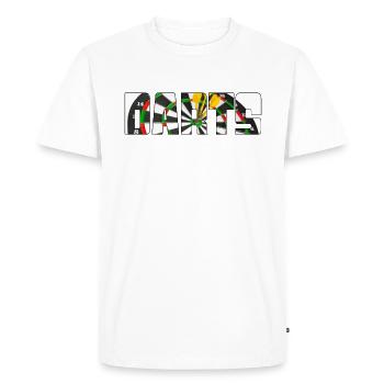 Dard - T-shirt Premium bio Homme - blanc - Devant - Nico (187cm)