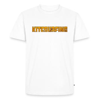 Kite Surfing - Men's Premium Organic T-Shirt - white - Front - Nico (187cm)